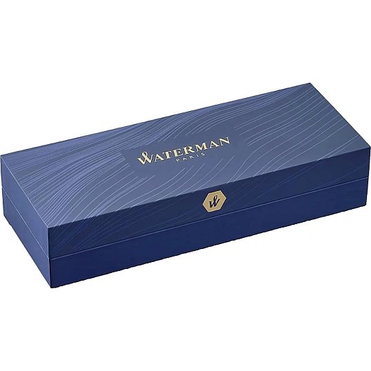 Ручка шариковая WATERMAN HEMISPHERE S0920370 сталь с позол лин сред чер син