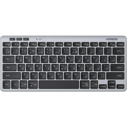 Клавиатура UGREEN K551 (75049RU)Беспров. 2-режимн. Multi-Mode BT&2.4G черн