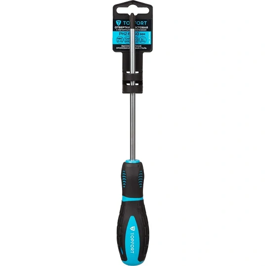 Отвертка крестовая PH2 6x150 TOPFORT (546031)