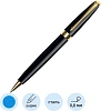 Ручка шариковая Parker Fusion Laque Black GT 1,0мм,кнопочн,синяя,9000034436