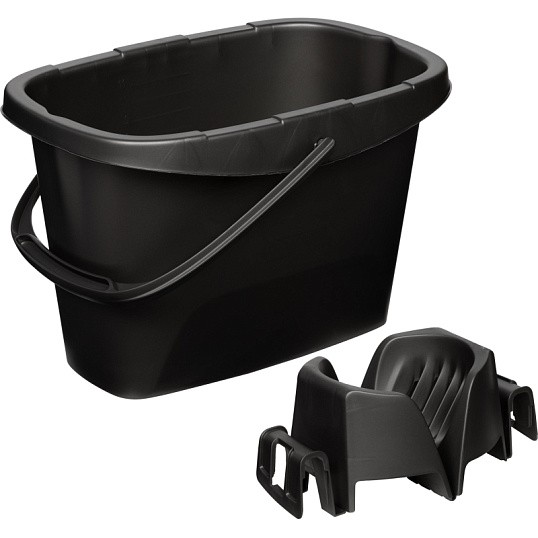 Ведро МОП c отжимом 13л Классика / Step антрацит