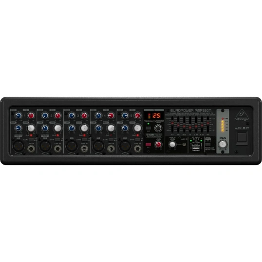 Микшер-усилитель Behringer PMP550M, 500Вт-4Ом, процессор KLARK TEKNIK