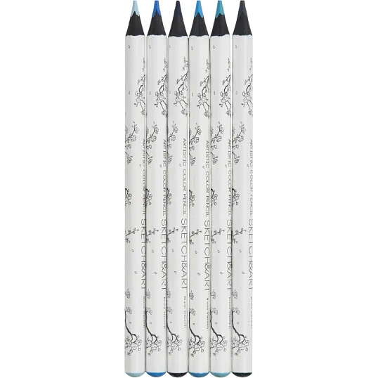 Карандаши цветные СКЕТЧ SKETCH&ARTУТОЛ.,4ММ,МОР.ПЕЙЗАЖ6,30-0118/08