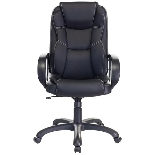 Кресло VB_Бюрократ для руковод CH-839 черный Leather Black эко.кожа пластик