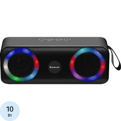 Акустическая система Defender Q1 10Вт, Light/BT/FM/USB/TF/AUX