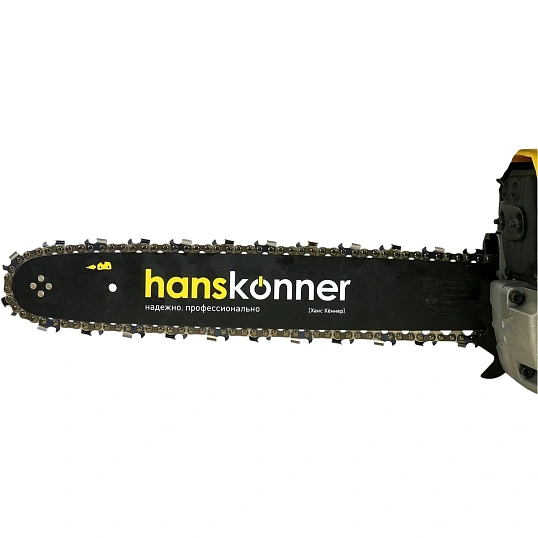 Пила цепная бензиновая Hanskonner HGC1618, 1.6 кВт / 2.4 л.с., шина 16