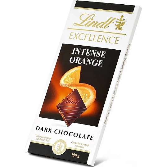 Шоколад LINDT темный с апельсином, 100 гр, 1913982 (60223175)