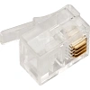 Коннектор RJ12 TWT TWT-PL12-6P4C/JR100 д/кабеля 4-ех конт 100шт/уп