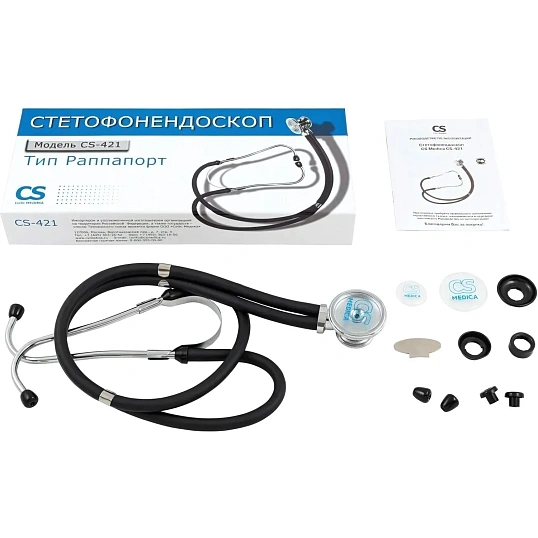 Стетофонендоскоп CS Medica CS-421 черный