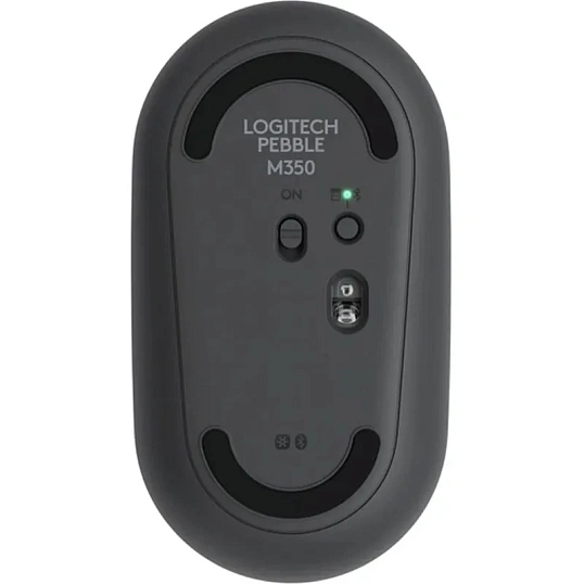 Мышь компьютерная Logitech WRL PEBBLE M350 BLACK 910-005576