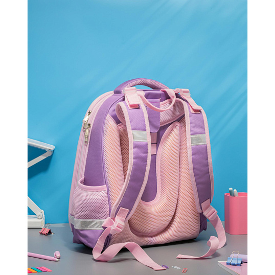 Ранец 3D pug dog, 2 отд., эргоном. Спинка