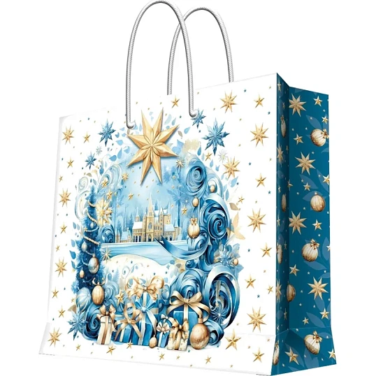 Пакет бумажный 40,6x33x16см арт.93428FE НГ