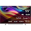 Телевизор Digma Pro 55L, QLED, UHD, Smart (Google TV)