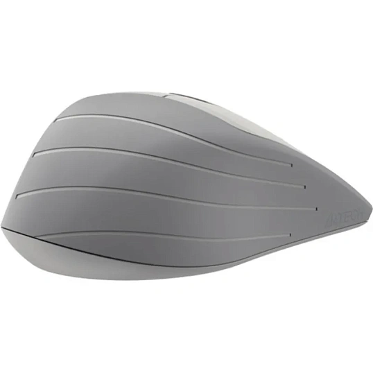 Мышь компьютерная A4 Fstyler FG30, беспроводная, 2000dpi, серый/белый