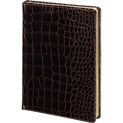 Ежедневник недатированный коричневый  А5+ СAIMAN 3-494 Д