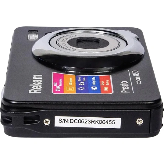 Фотоаппарат Rekam Presto Zoom 800 black