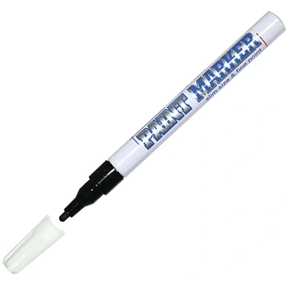 Маркер лаковый MunHwa 2 мм черный