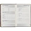 Ежедневник полудатированный коричневый А5 IMPERIUM 3-023/123