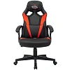 Кресло VB_Echair Easy Game-906 TPU кожзам черный/красный пластик
