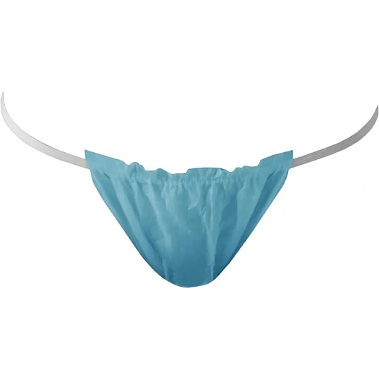 Трусы бикини женские 44-48, голубые 25шт/уп