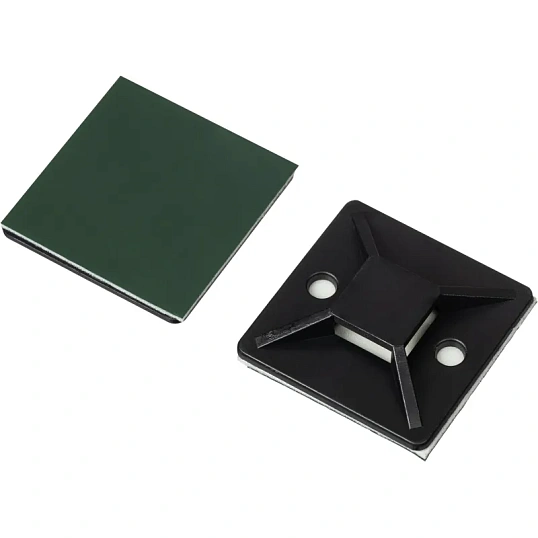 Площадка самоклеящаяся Bigtech BT-CTP-40-40-B,черный,40x40x8,5 мм,20 шт/уп