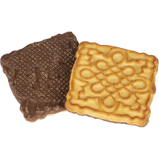 Печенье Яшкино Зебра сахарное  с топленым молоком, 3кг/уп (ЯП123)