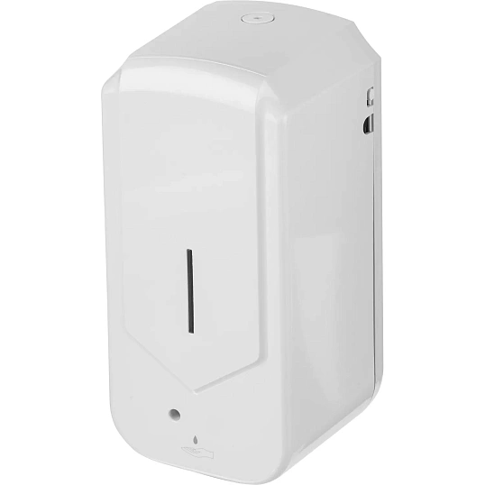 Дозатор для жидкого мыла автоматический 1000мл пластик белый M-D12