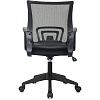 Кресло БР Комус Мебель EChair-396 сетка/ткань,черный,пластик