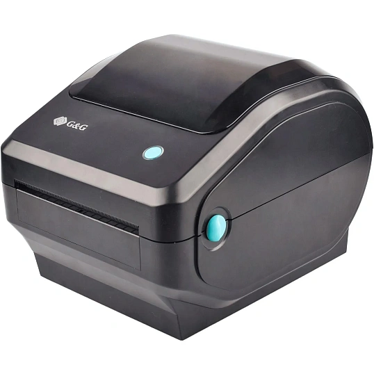 Этикет-принтер G&G GG-D410 203dpi 152мм/с/USB для печ.накл. черный