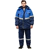 Куртка рабочая зимняя муж з43-КУ син/вас (р.52-54) 182-188 (серия З)