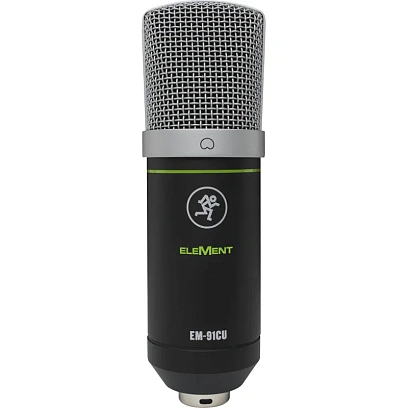 Микрофон MACKIE EM-91CU, студийный, конденс, USB, с больш диафрагм(EM-91CU)