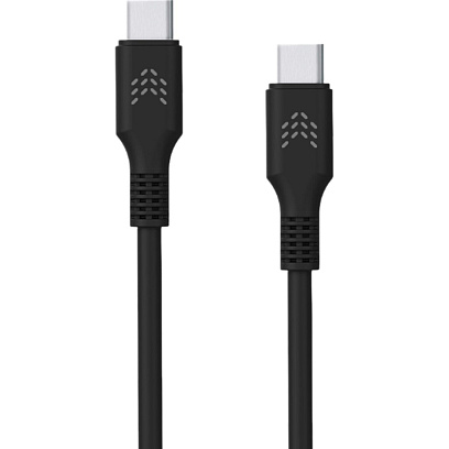 Кабель зарядный Rocket Flex TPE USB-C/USB-C 1 м, 60W, чер(RDC516BL01FL-CС)