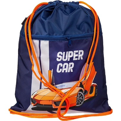 Мешок для обуви Комус Класс Super car  330x420 мм, карман, МО-20-2