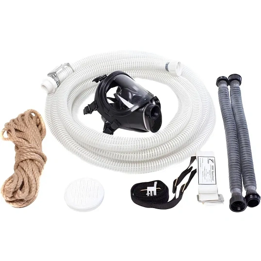 Противогаз шланговый БРИЗ-КАМА Бриз-0302(ПШ-20С) шланг ПВХ, 1 маска ППМ