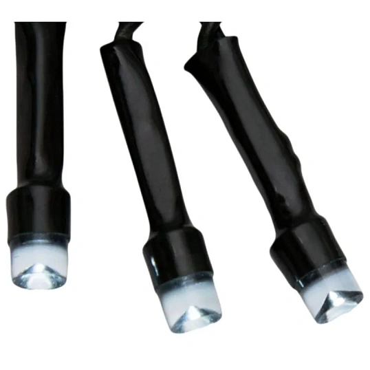 Гирлянда светодиодная Твинкл Лайт 10 м, тем-зел ПВХ,80 LED,белый 303-045