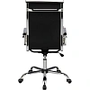 Кресло ЮШД Комус Мебель Easy Chair 711 экокожа, бежевый, хром