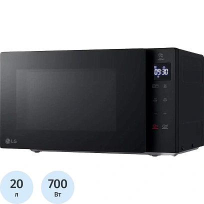 Микроволновая печь LG MH6032GAS 20л. 700Вт черный