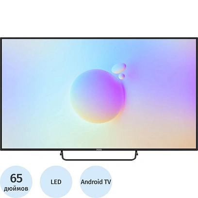 Телевизор Polar P65U51T2CSM, UHD, смарт (Wildred)