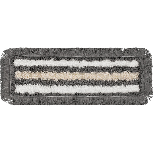 Насадка МОП петельный комбинир серый (крепление карман-язык) 50см_MVP-50-RS