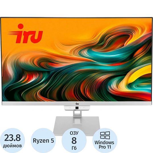 Моноблок IRU Planio 235 (2105029)23.8/FHD/R5 3500U/8Gb/SSD256Gb/W11P