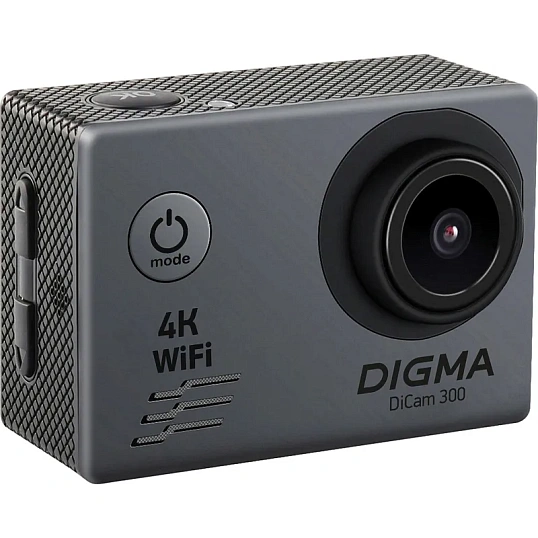 Экшн-камера Digma DiCam 300 серый