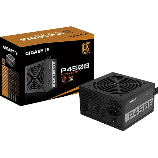 Блок питания Gigabyte ATX 450W GP-P450B 80+(20+4pin)APFC 120/fan 6xSATA RTL