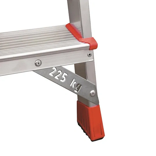 Стремянка алюминиевая усил 225 кг 5ступеней, пл. лоток Новая Высота 3115105