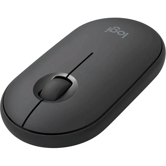 Мышь компьютерная Logitech WRL PEBBLE M350 BLACK 910-005576