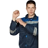 Костюм рабочий летний муж. л20-КПК син/вас (р.44-46) 182-188 (Арсенал-СП)