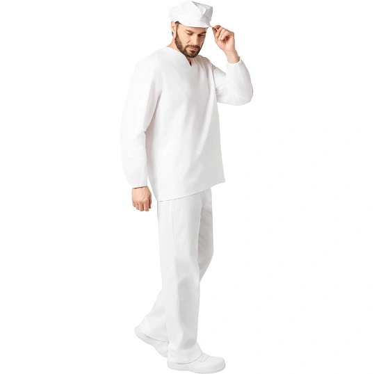 Костюм универсальный (куртка, бр) у05 ДР без кармана бел 88-92/158-164