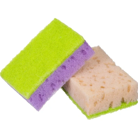 Губки для мытья посуды Master FRESH XL 100х70х33мм 5шт/уп