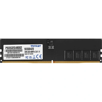 Модуль памяти Patriot DDR 5 DIMM 32Gb 4800Мгц(PSD532G48002)