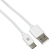 Кабель  U152/BT-JCBL-003, 2,4A, 1м, USB - Type-C, TPE, белый