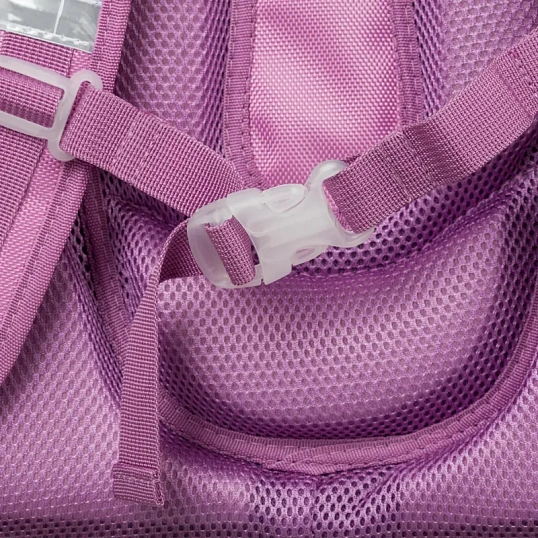 Ранец Комус Класс Basic Fashion твид розовый, 2 отд., эргоном. спинка